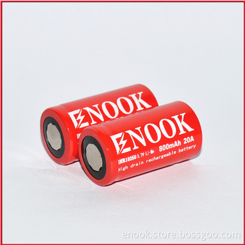 Enook 18350 800mAh MAX 20A Battery